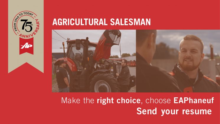 Agricultural salesman